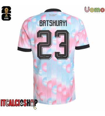 Belgio Michy Batshuayi #23 Seconda Maglia Mondiali 2026 Manica Corta